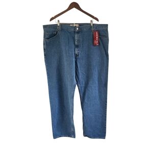 Vintage 1990’s Levis 505 Regular Fit Blue Jeans Deadstock NWT B&T Size 48x34